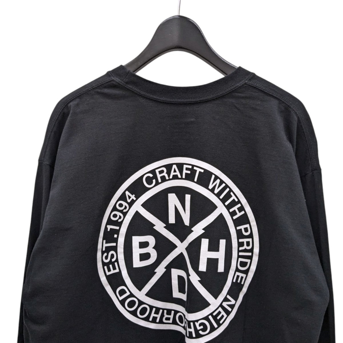 【ネイバーフッド × フラグメント】NAVYロゴ　Tシャツ　サイズM NEIGHBORHOOD × FRAGMENT DESIGN(ネイバーフッド×フラグメント
