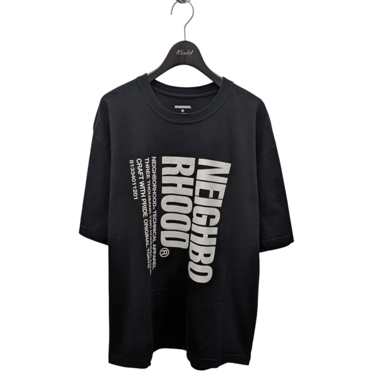 NEIGHBORHOOD(ネイバーフッド) 半袖Tシャツ ブラック サイズ M NEIGHBORHOOD(ネイバーフッド) 半袖Tシャツ ブラック サイズ M