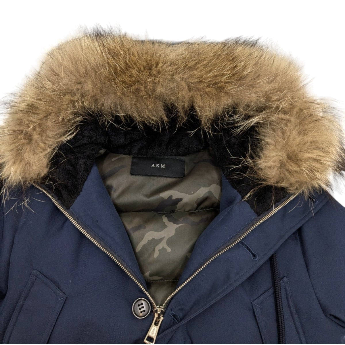 AKM] MEMORY DOUBLE CLOTH B-9 ダウンコート M