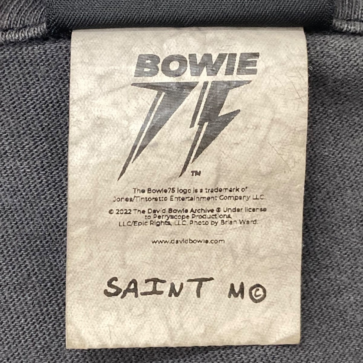 SAINT MICHAEL(セントマイケル) 22AWDavid Bowie LS TEE HUNKY  DORY長袖TシャツSM-A22-0000-075 SM-A22-0000-075 グレー サイズ M｜【公式】カインドオルオンライン  ブランド古着・中古通販【kindal】