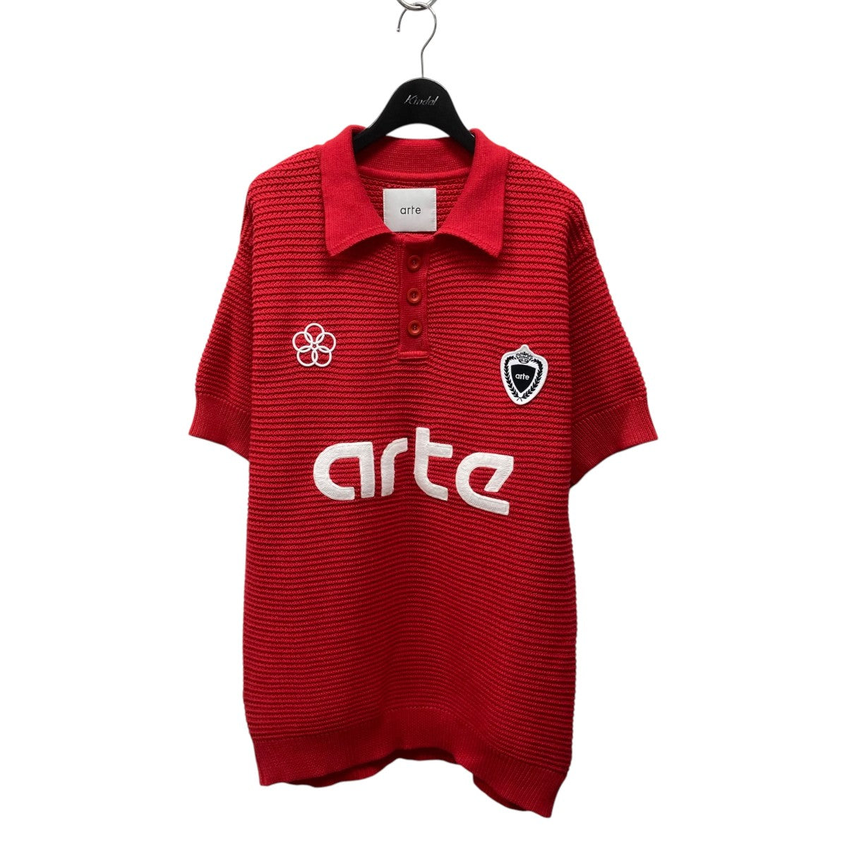 arte Simon Knit Shirt半袖ニットSS24-149K 古着・中古-1枚目のアイテム画像
