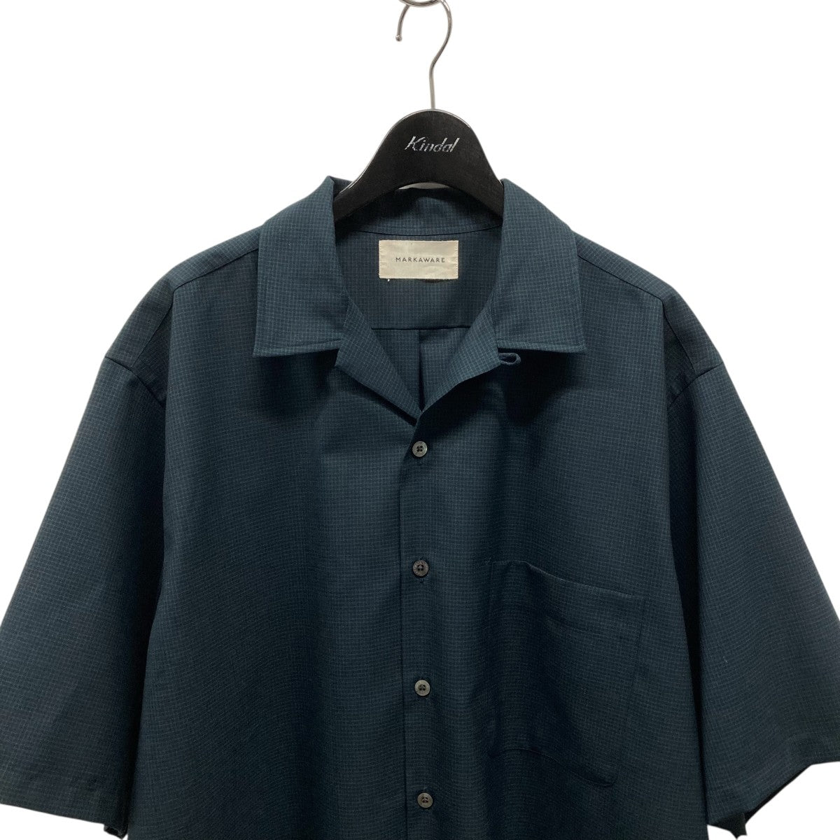 MARKAWARE ヘンプ 半袖シャツ (size/2) MARKAWARE(マーカウェア) 半袖シャツA24B02SH02B A24B02SH02B