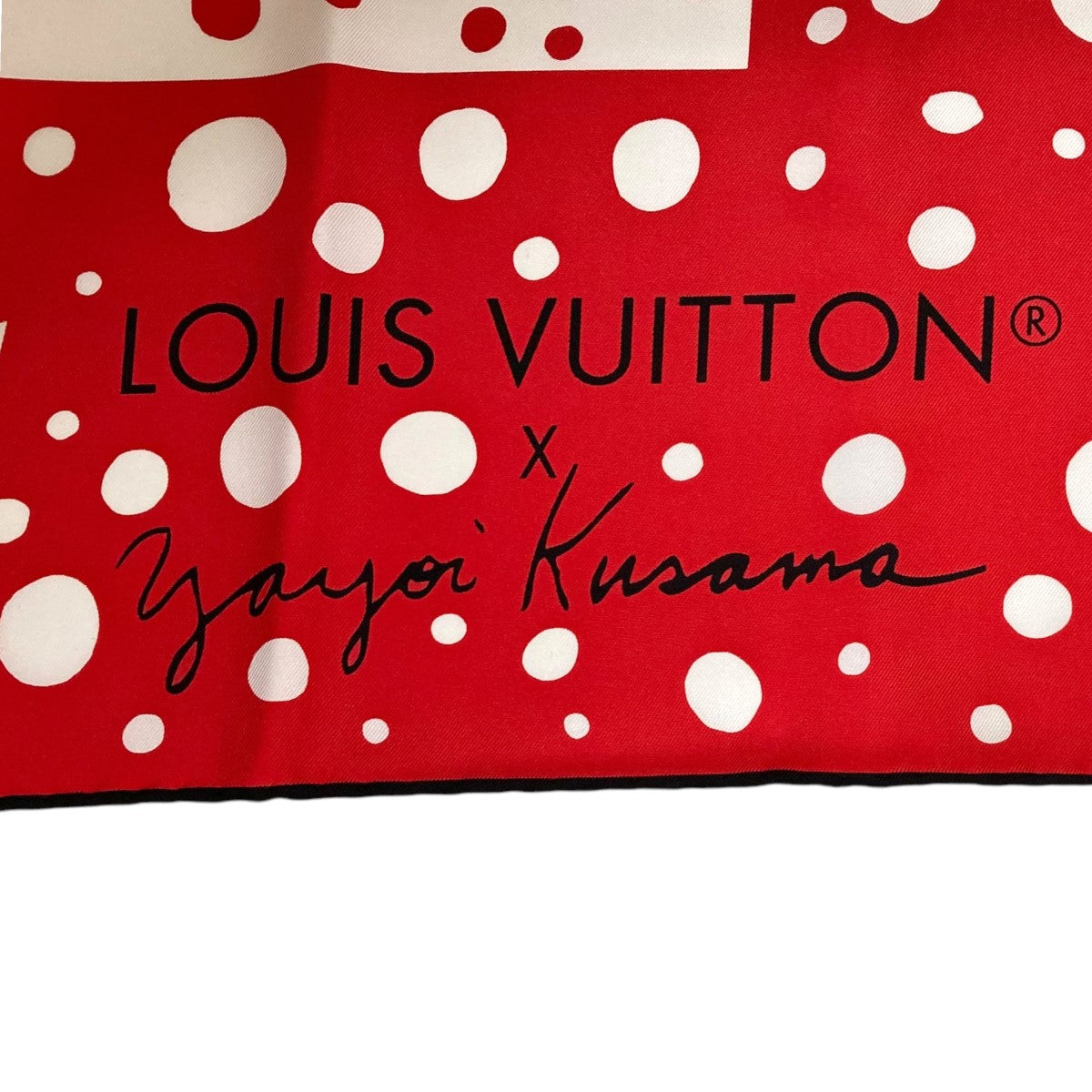 LOUIS VUITTON(ルイヴィトン) 草間彌生 YK カレ90・インフィニティ ドットスカーフOS4262 S M78285 OS4262 S  M78285 レッド×ホワイト｜【公式】カインドオルオンライン ブランド古着・中古通販【kindal】