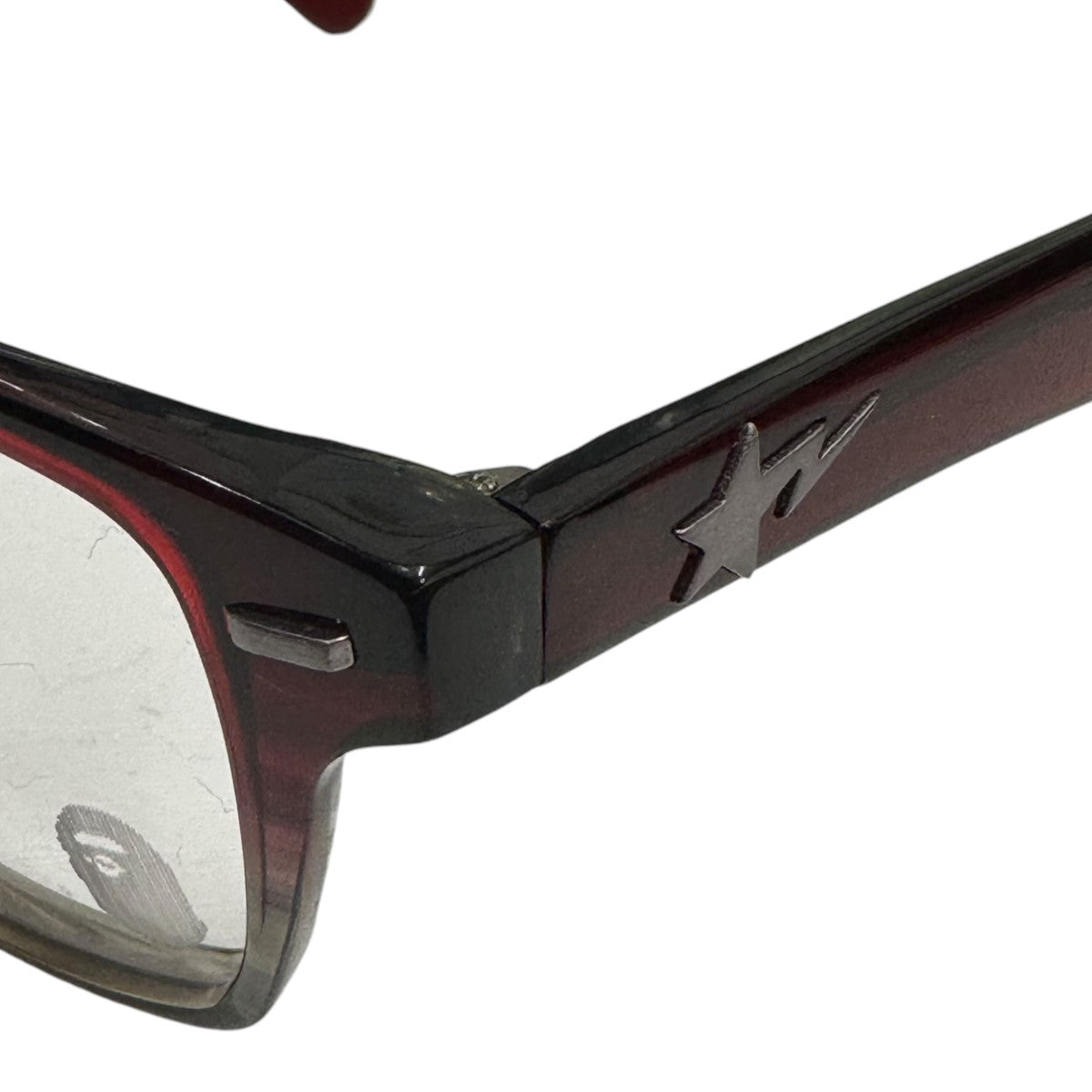 APEサングラス A BATHING APE(アベイシングエイプ) APE EYEWEAR GLASSES RED
