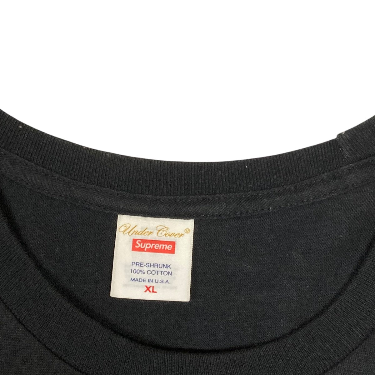 Supreme ブラック Tシャツ Lサイズ 100%コットン Supreme シュプリーム 24AW Connect Tee コネクトTシャツ
