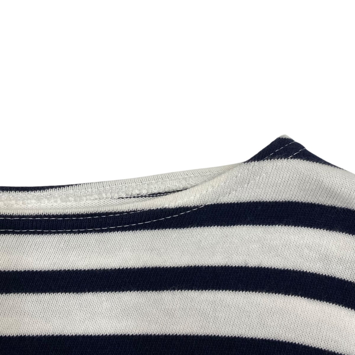 フーフー foufou basque shirt ボーダー 長袖Tシャツ FF22CU03 ホワイト×ネイビー foufou(フーフー) basque shirtボーダー長袖TシャツFF22CU03