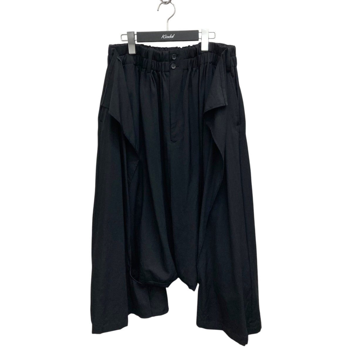 COLLECTION Yohji Yamamoto(コレクションヨウジヤマモト) RY LAWN SIDE P PANTSƒpƒ“ƒcFZ-P66-100  FZ-P66-100 ブラック サイズ 1｜【公式】カインドオルオンライン ブランド古着・中古通販【kindal】