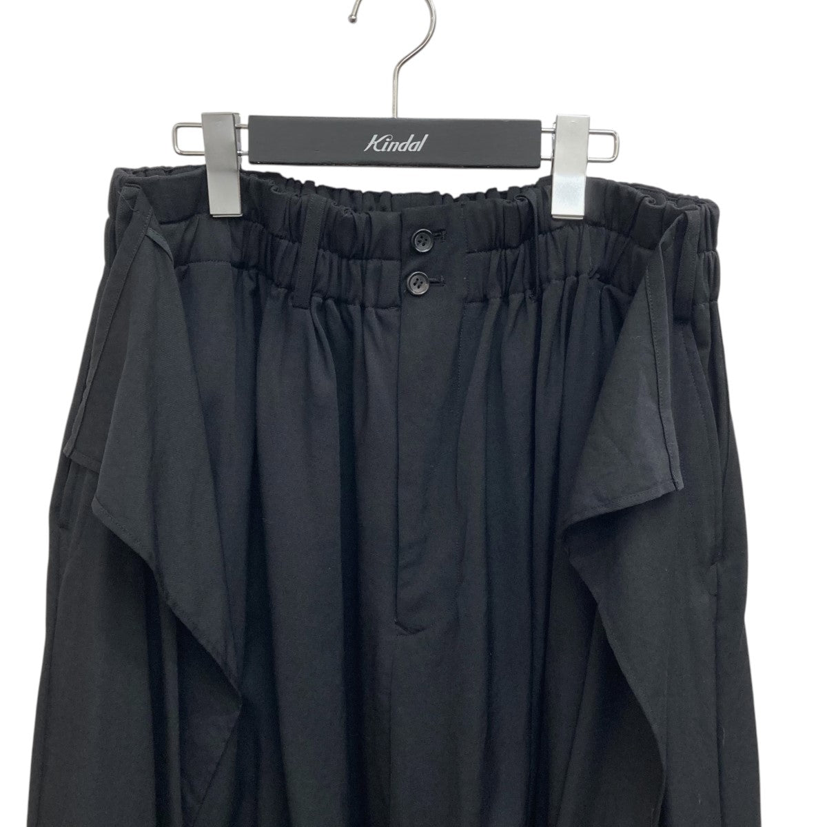 COLLECTION Yohji Yamamoto(コレクションヨウジヤマモト) RY LAWN SIDE P PANTSƒpƒ“ƒcFZ-P66-100  FZ-P66-100 ブラック サイズ 1｜【公式】カインドオルオンライン ブランド古着・中古通販【kindal】