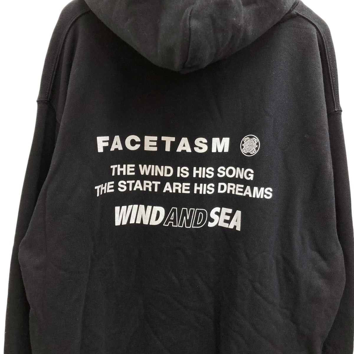 WIND AND SEA×FACETASM パーカーWDS-C-FACE-23-Q1-02 WDS-C-FACE-23-Q1-02 ブラック サイズ  L｜【公式】カインドオルオンライン ブランド古着・中古通販【kindal】