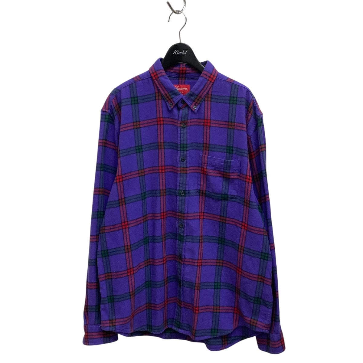 Supreme(シュプリーム) 19AWTartan Flannel Shirtチェックネルシャツ パープル サイズ L｜【公式】カインドオルオンライン  ブランド古着・中古通販【kindal】