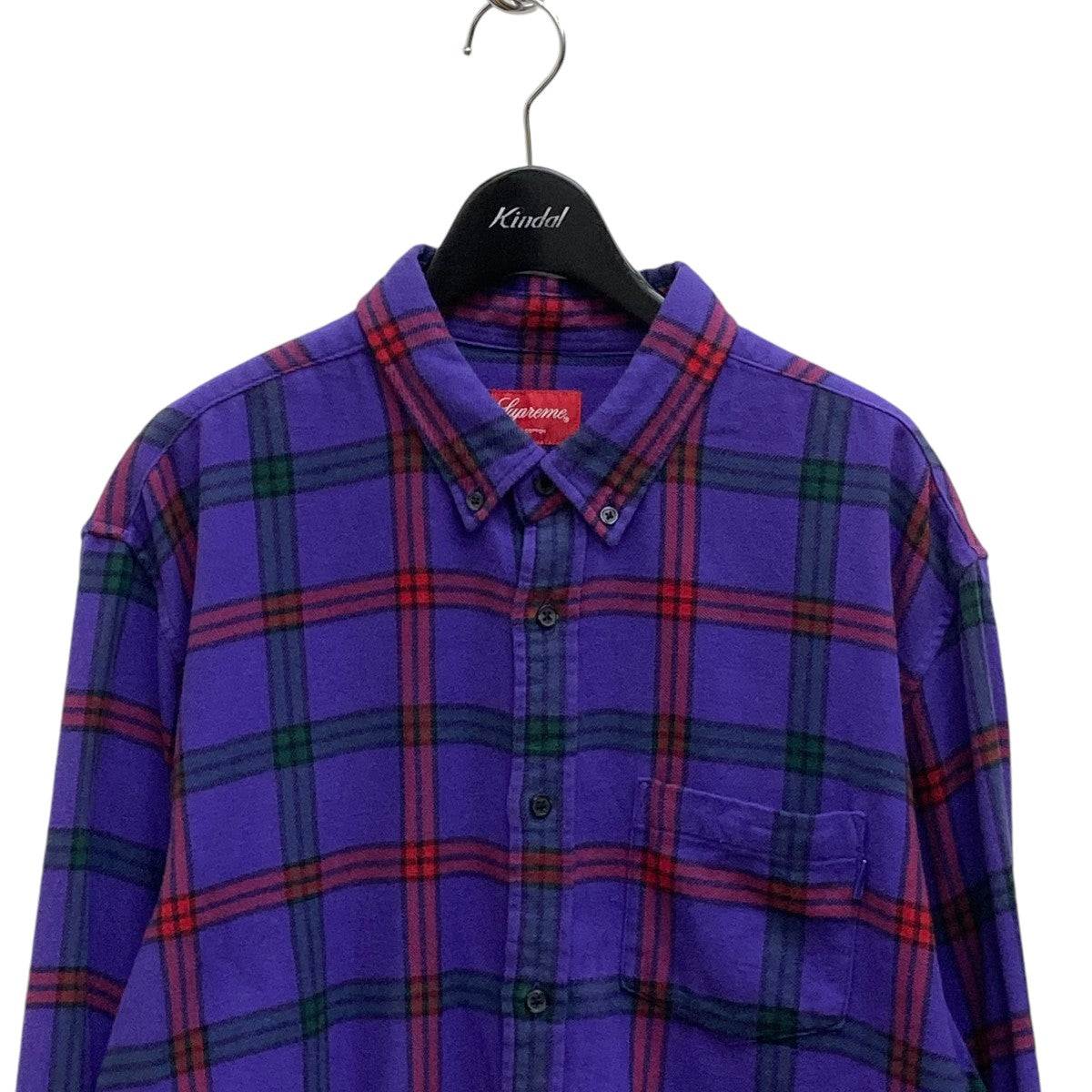 Supreme(シュプリーム) 19AWTartan Flannel Shirtチェックネルシャツ パープル サイズ  L｜【公式】カインドオルオンライン ブランド古着・中古通販【kindal】