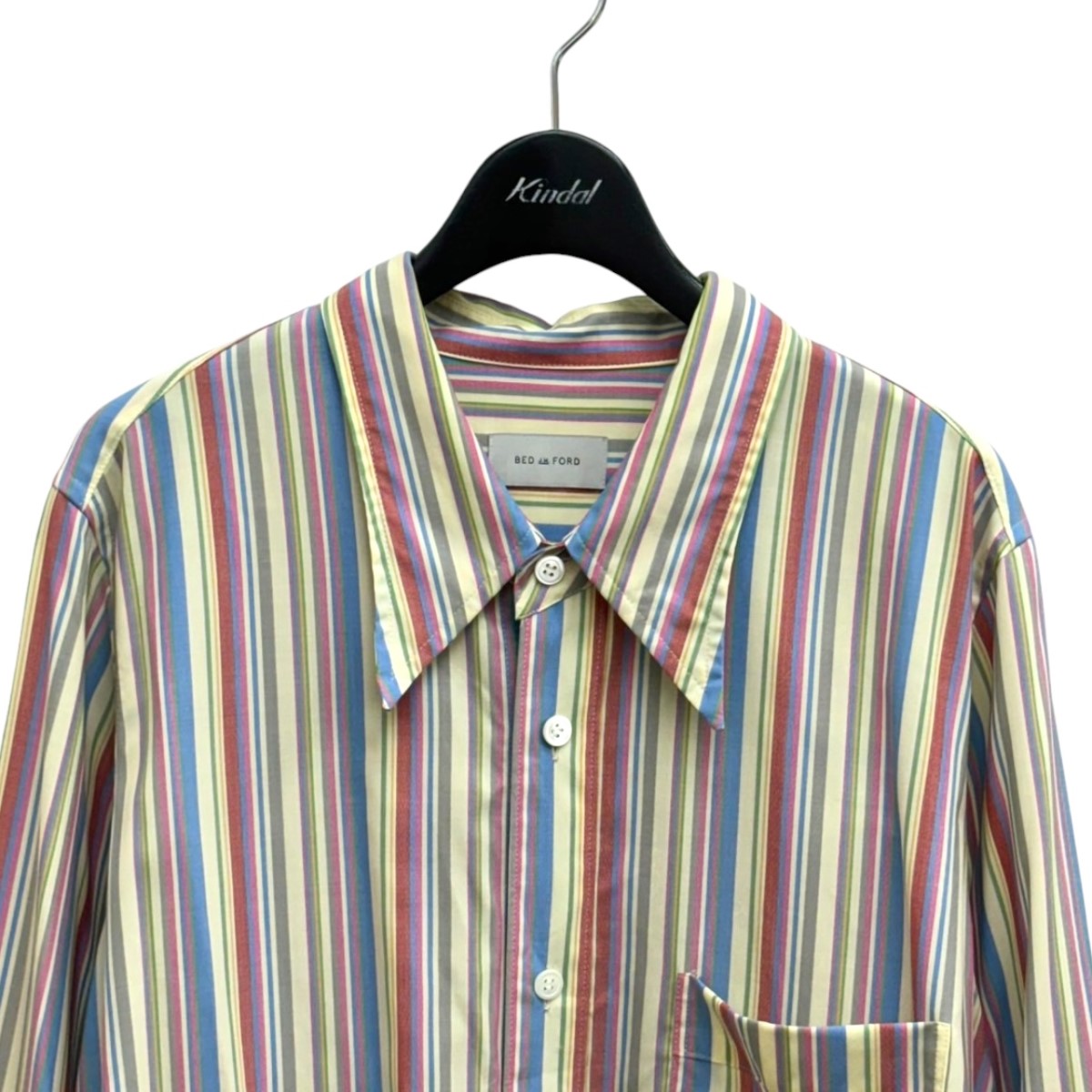 BED J．W． FORD(ベッドフォード) STRIPE SHIRTストライプシャツ24SS-B-BL03