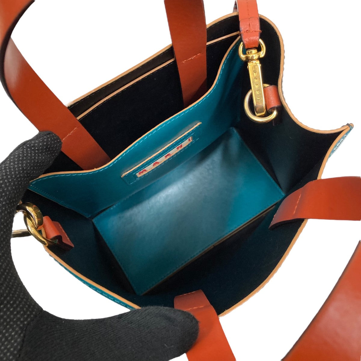 MARNI(マルニ) MUSEO2WAYバッグ ブルー×ブラック｜【公式】カインド