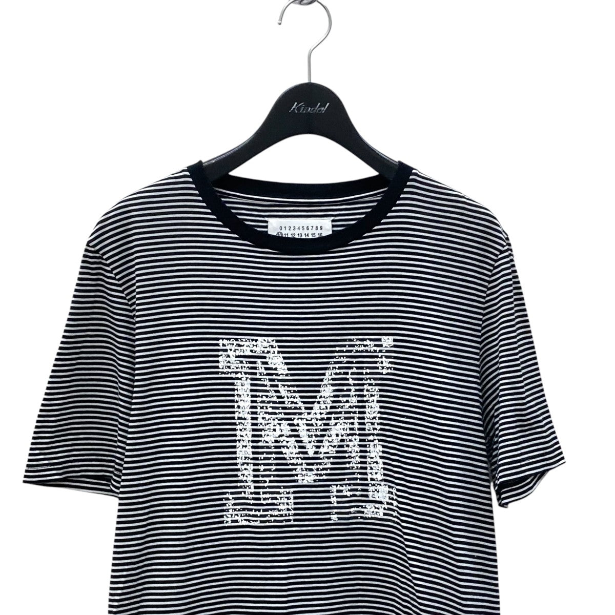 お歳暮 人気 Maison 17SSMロゴ半袖Tシャツ Margiela(メゾンマルジェラ) トップス
