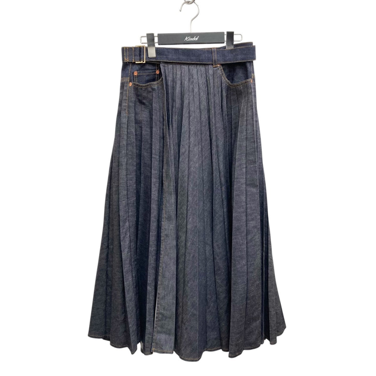 sacai(サカイ) 24SSDenim Skirt -Indigoスカート24-07289 24-07289 インディゴ サイズ  2｜【公式】カインドオルオンライン ブランド古着・中古通販【kindal】