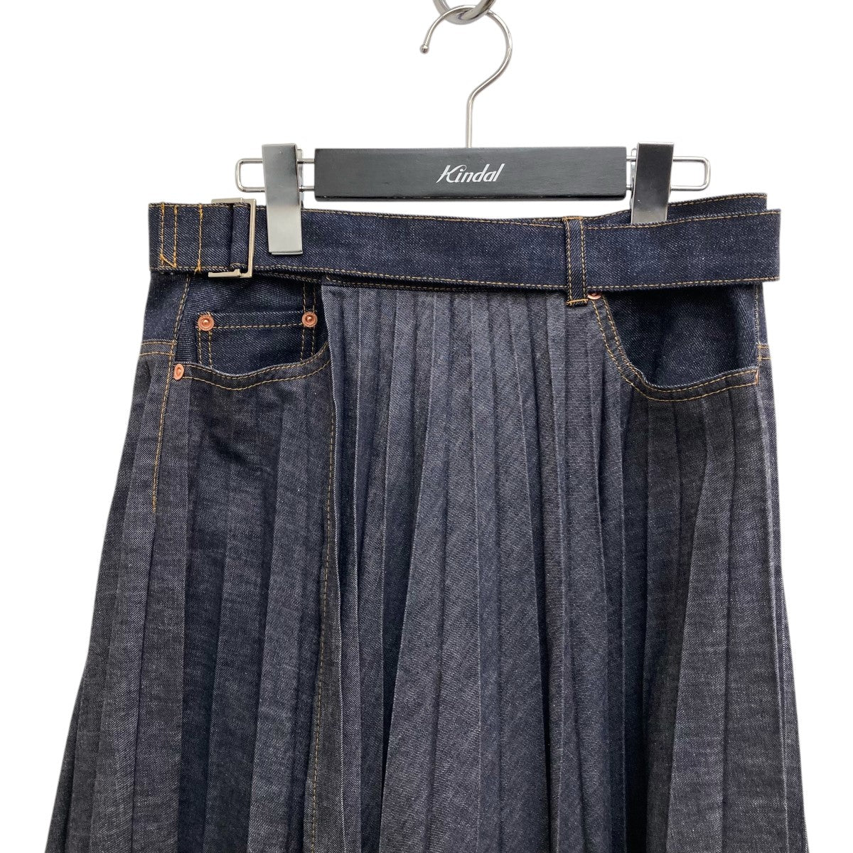 sacai(サカイ) 24SSDenim Skirt -Indigoスカート24-07289 24-07289 インディゴ サイズ  2｜【公式】カインドオルオンライン ブランド古着・中古通販【kindal】