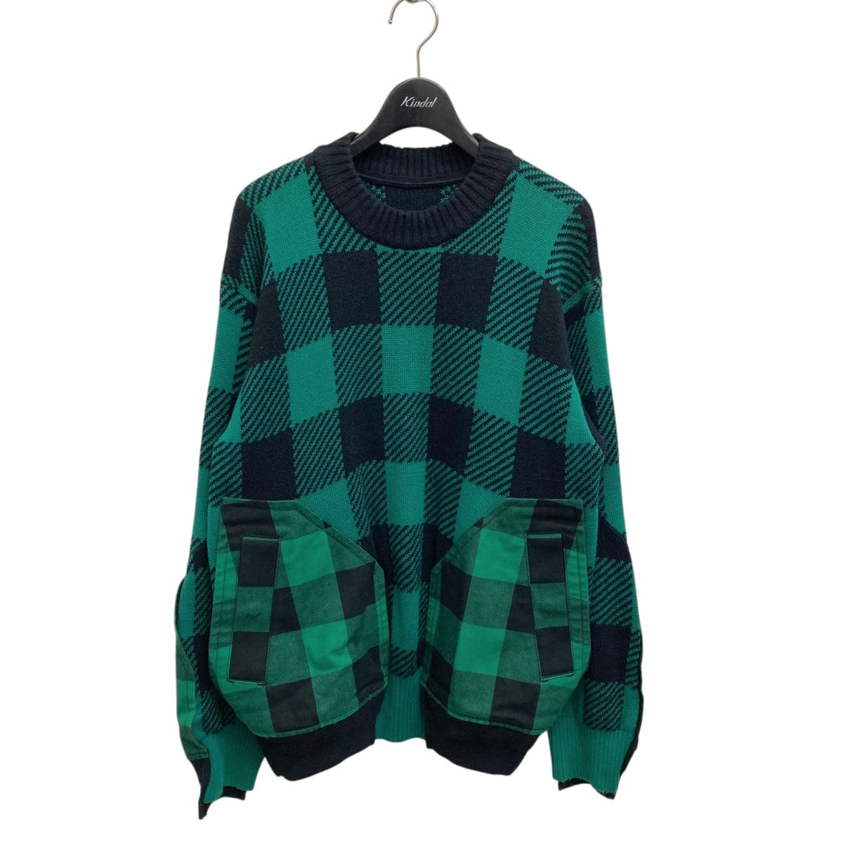 sacai(サカイ) Buffalo Check Knit Pulloverチェックニット22-02704M