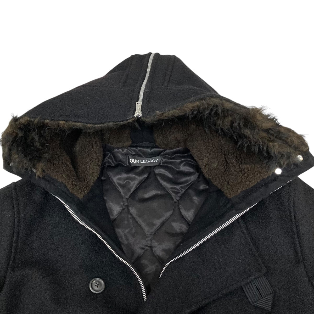 ジャケット・アウター our legacy duluth jacket S Our Legacy - Duluth Jacket Classic Black Stamped Wool