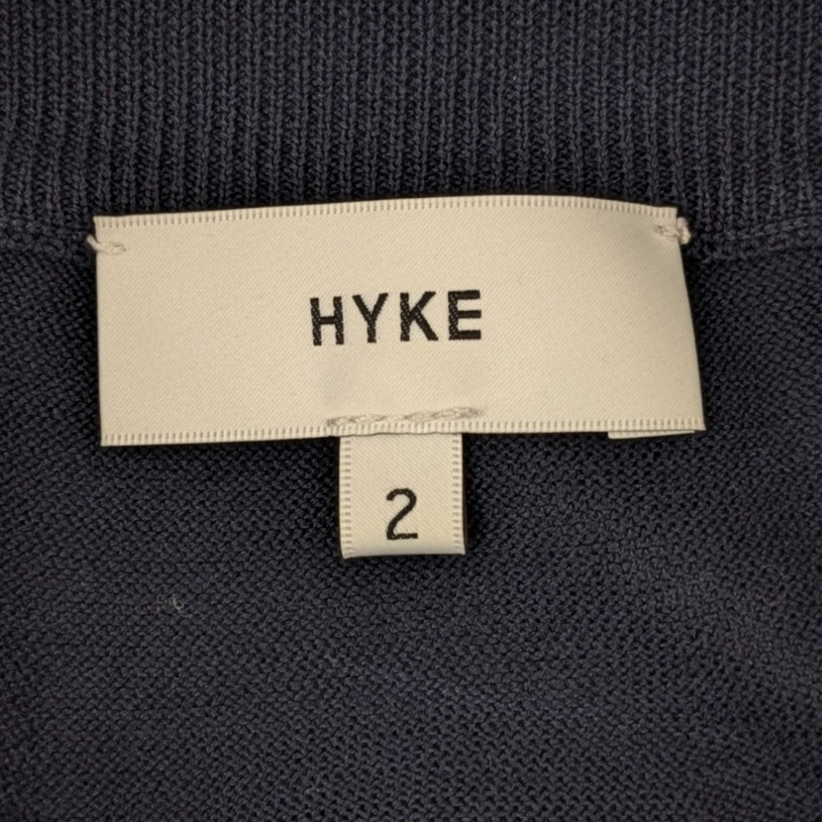 HYKE(ハイク) ニットワンピース221-11274 221-11274 ネイビー