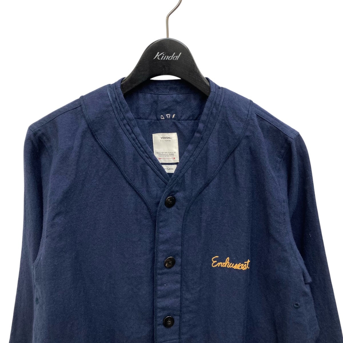 VISVIM(ビズビム) DUGOUT SHIRT L S長袖シャツ0119205011015 0119205011015 ネイビー サイズ 2｜【公式】カインドオルオンライン  ブランド古着・中古通販【kindal】