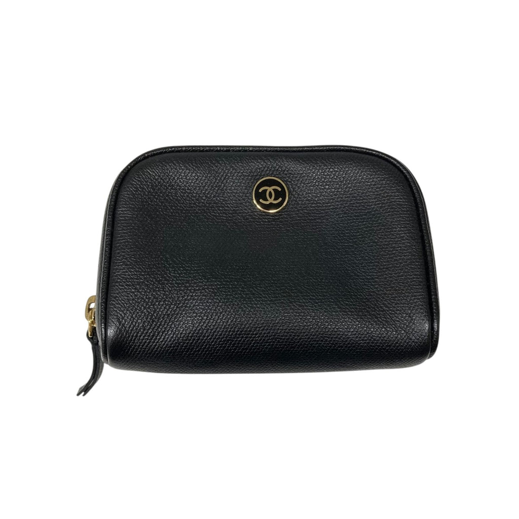 CHANEL(シャネル) ココマークボタンポーチ - ブラック｜【公式  