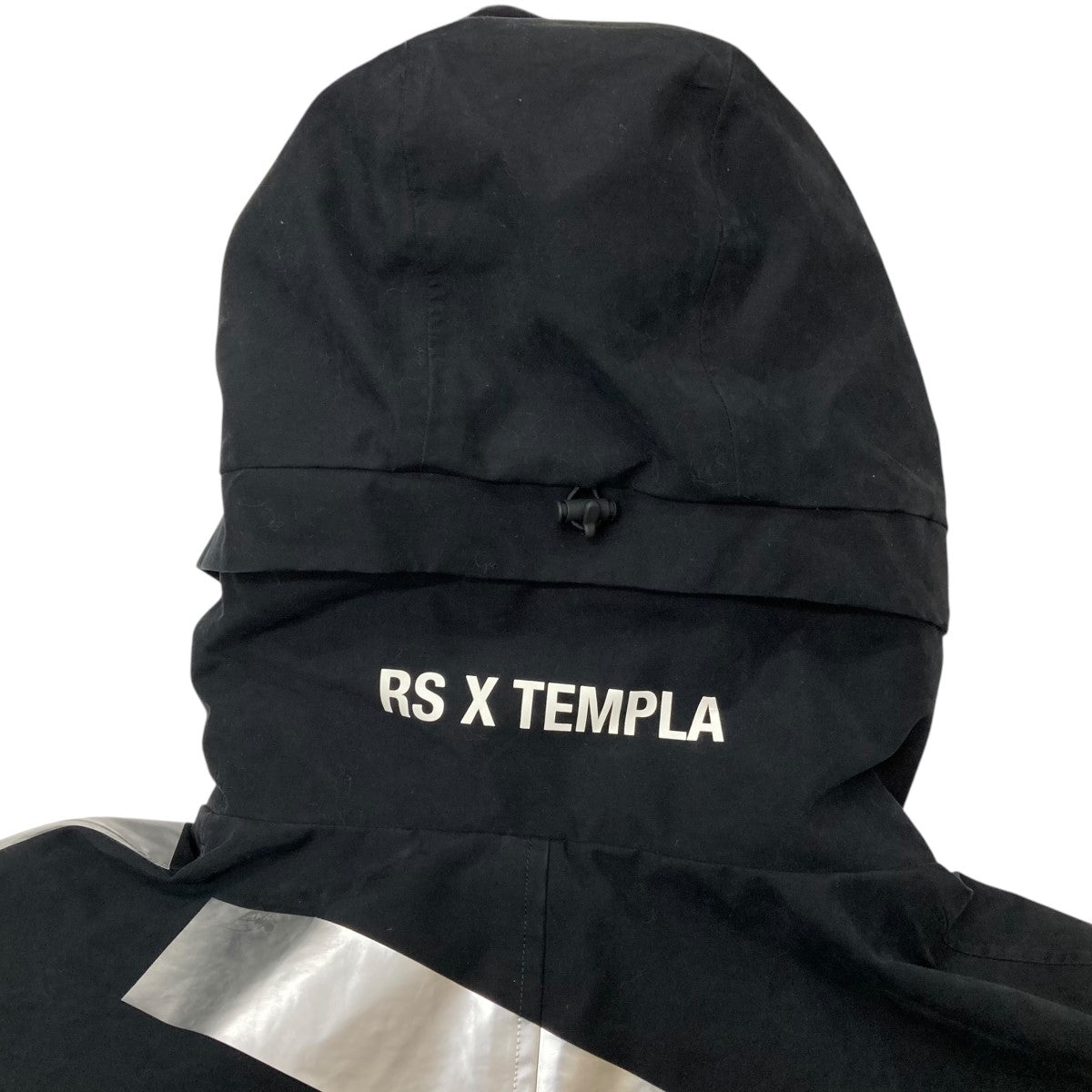 『Raf Simons TEMPLA』 ラフシモンズ (XS) シェルジャケット RAF SIMONS(ラフシモンズ) 19AWBlack Templa Edition Oversized Shell