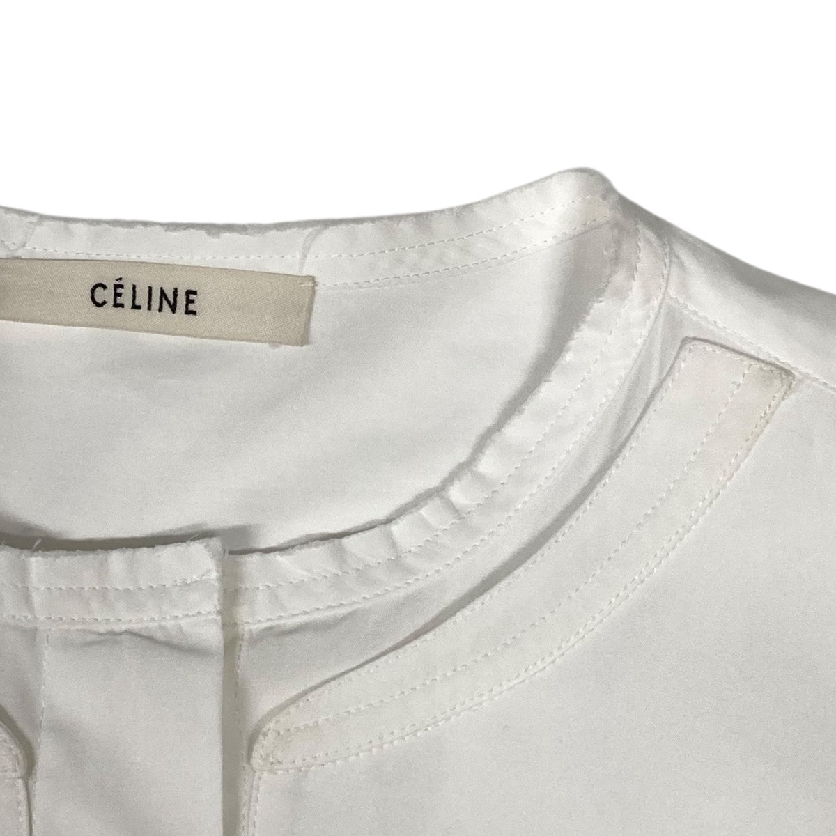 CELINE セリーヌ タキシード シャツ プルーオーバー オーバーサイズ シャツ ブラウス フィービーファイロ 34 CELINE(セリーヌ) フィービー期プルオーバーシャツ2 0CA8⁄6262 2 0CA8