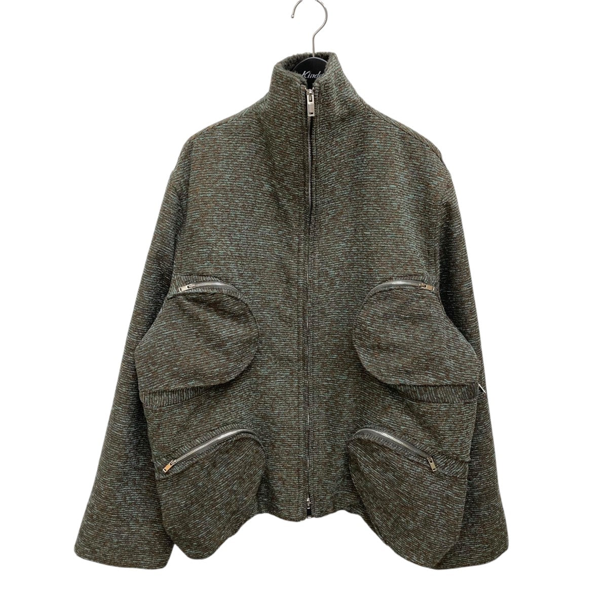 23AWCASUAL JACKETジップアップニットCMOJS2303057