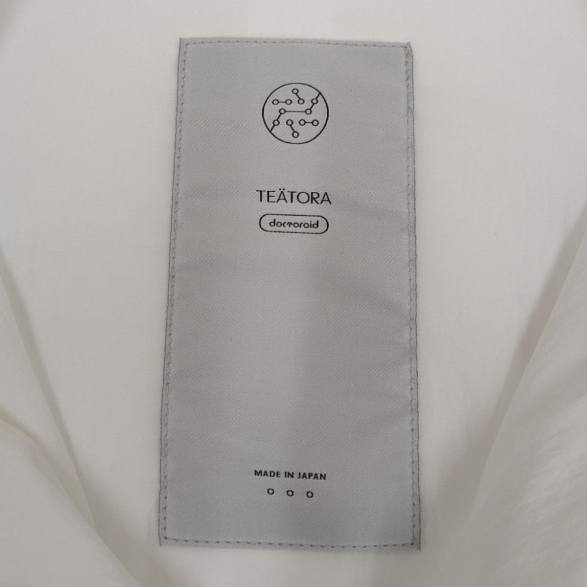 トップス TEATORA CARTRIDGE SHIRT S/S DR(WHITE) TEATORA」(テアトラ)CARTRIDGE SHIRT S/S DOCTOROID -WHITE-