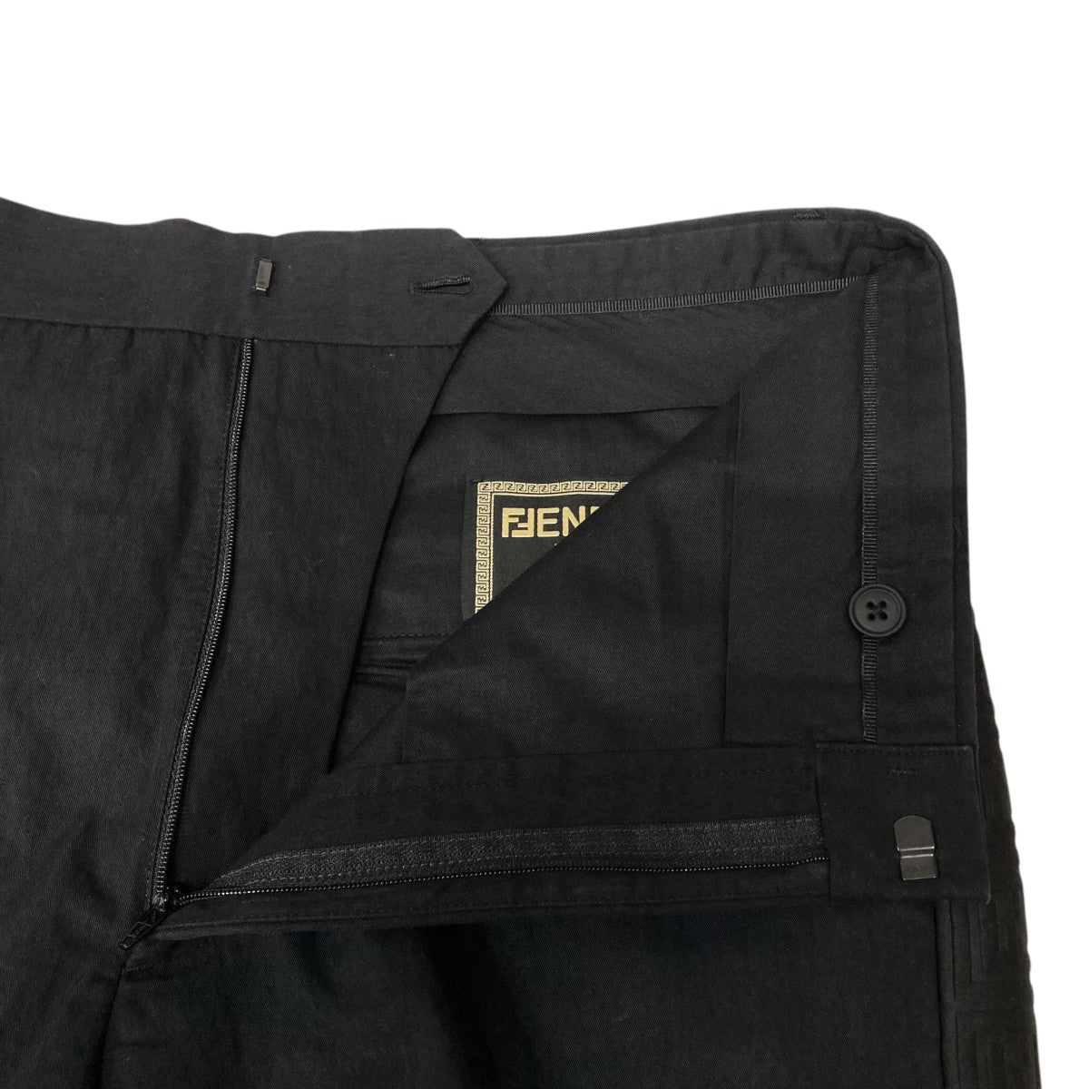gianni versace ワイドパンツ ブラック 44 - メルカリ