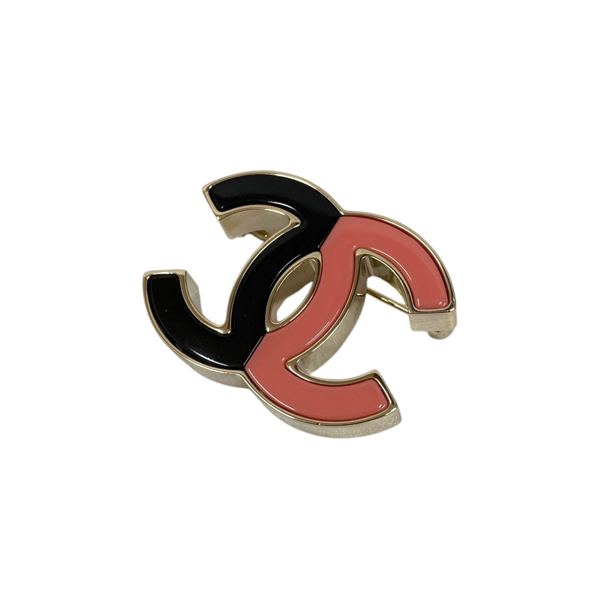 CHANEL(シャネル) ココマーク ブローチ ブラック×ピンク|【公式 CHANEL(シャネル) ココマーク ブローチ ブラック×ピンク|【公式