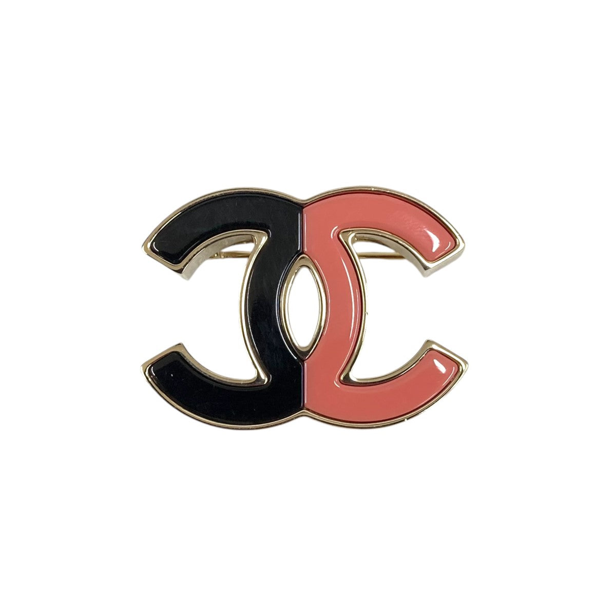 CHANEL(シャネル) ココマーク ブローチ ブラック×ピンク｜【公式
