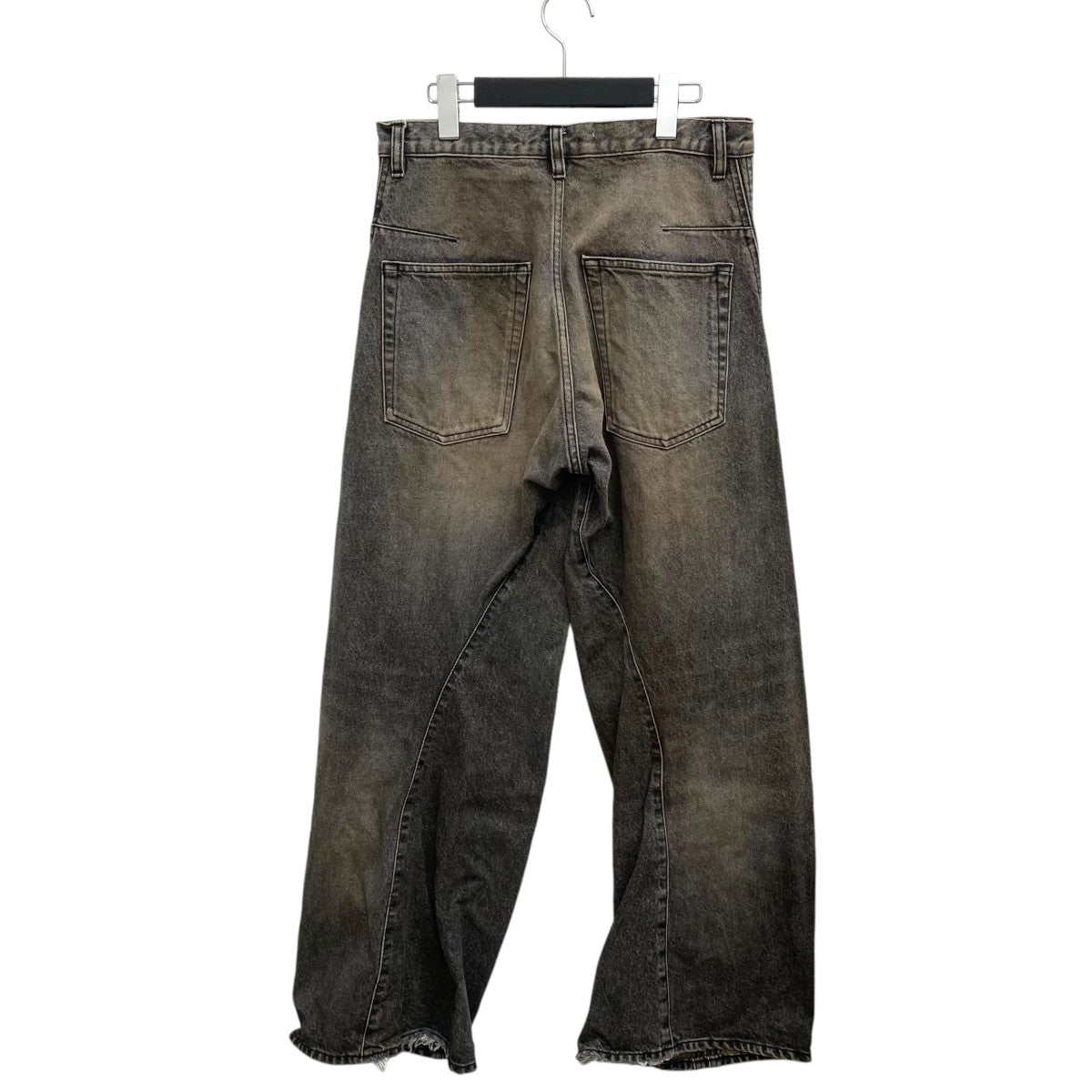 NVRFRGT(ネバーフォーゲット) 3D TWISTED WIDE LEG JEANSデニム