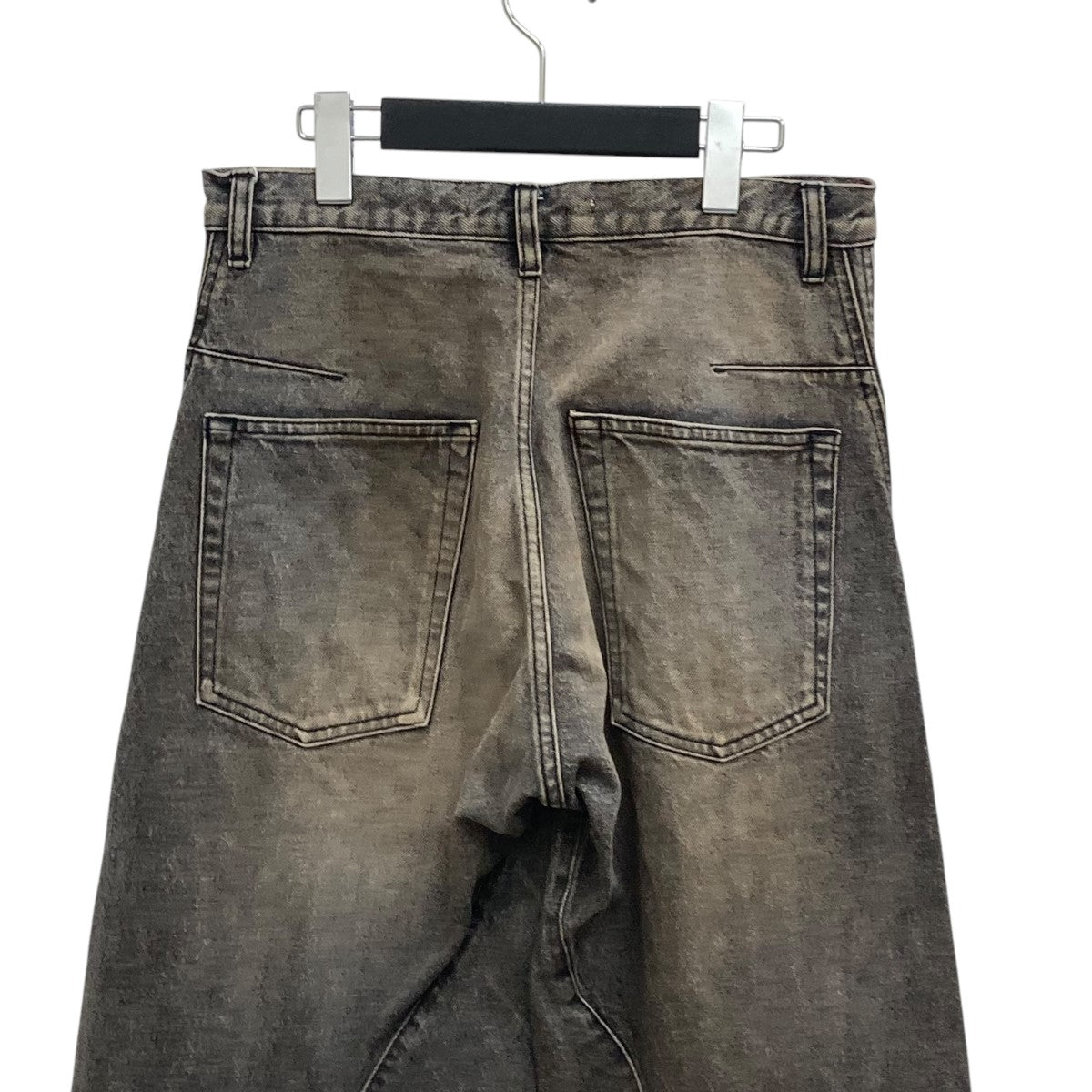 NVRFRGT(ネバーフォーゲット) 3D TWISTED WIDE LEG JEANSデニム