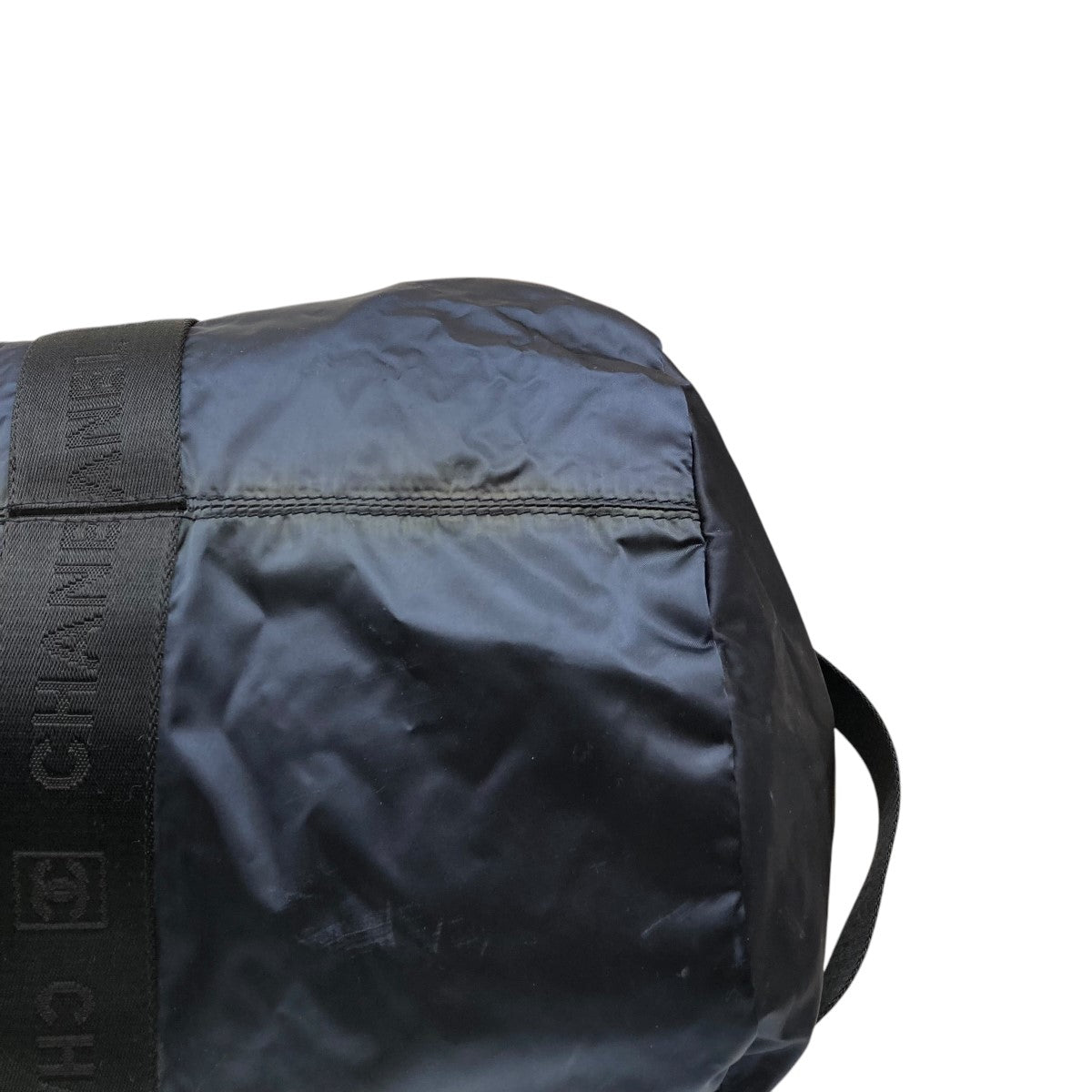 CHANEL(シャネル) スポーツラインボストンバッグ - ネイビー