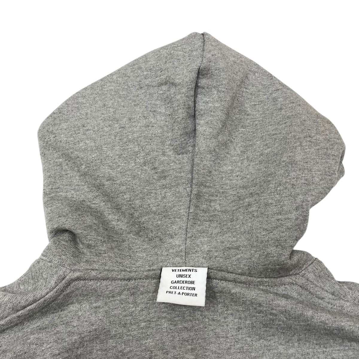 VETEMENTS(ヴェトモン) INSIDE OUT POPOVER HOODIEパーカーUE63HD460G  