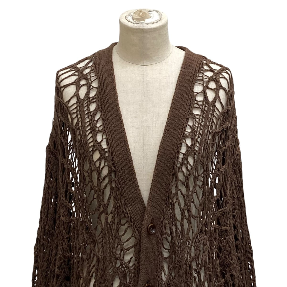 トップス LAD MUSICIAN MOHAIR KNIT CARDIGAN 23AW LAD MUSICIAN(ラッドミュージシャン) TAPE YARN LACE KNIT CARDIGAN