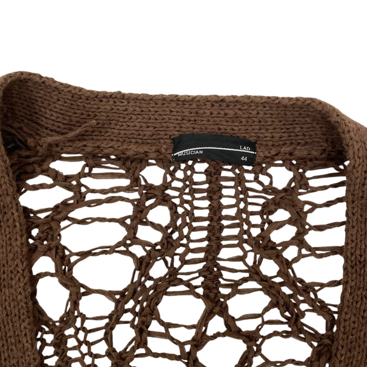 LAD MUSICIAN(ラッドミュージシャン) TAPE YARN LACE KNIT CARDIGAN