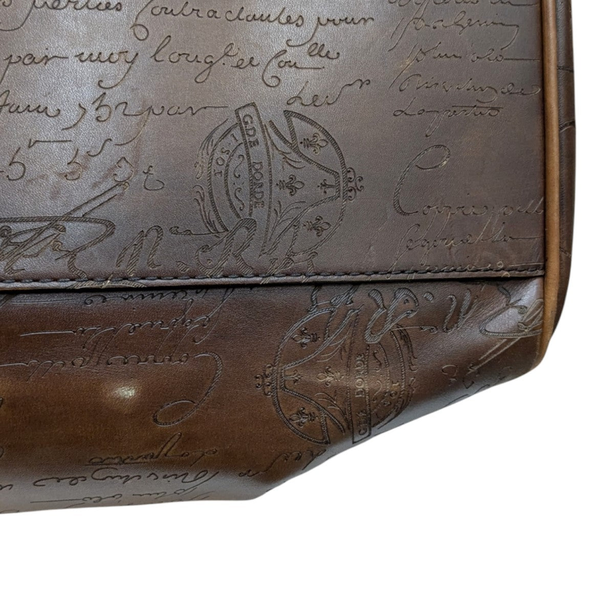 Berluti 古着・中古 ベルルッティのカリグラフィ ヴェネチア ボストンバッグ 2WAYバッグ U0222です。