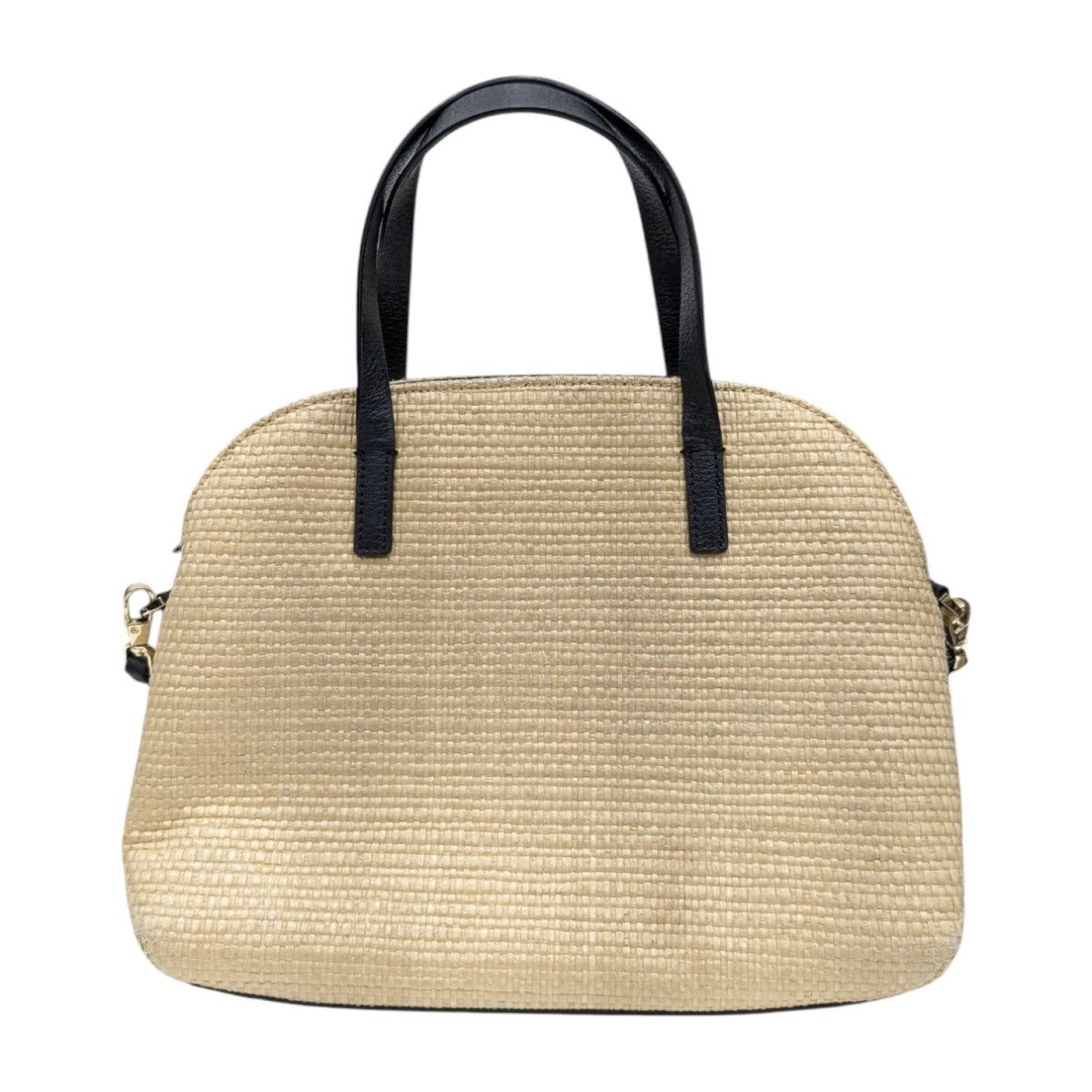 新品級✨ Kate Spadeケイトスペード かごバッグ ベージュ 2WAY Kate Spade(ケイトスペード) カゴバッグ2WAYバッグ ベージュ×ブラック