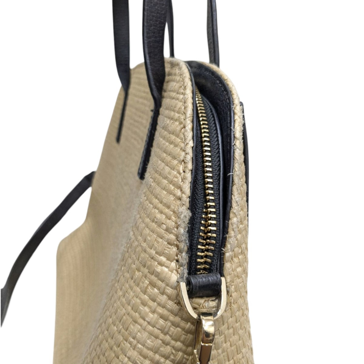kate spade ベージュ/ブラック かごバッグ Kate Spade(ケイトスペード) カゴバッグ2WAYバッグ ベージュ
