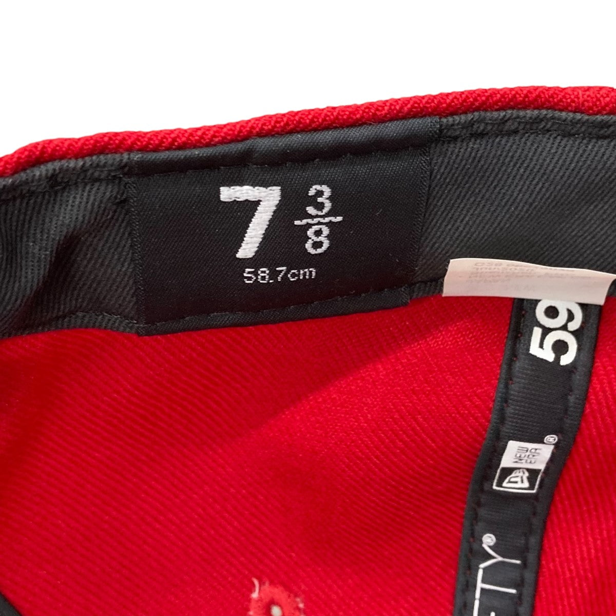 Supreme×New Era 20AWS Logoキャップ レッド サイズ 58.7cm