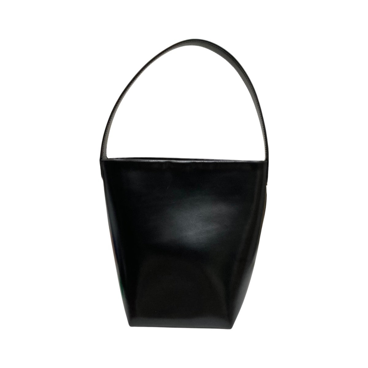 国内即発【The Row】Small N/S Park Tote クロワッサン W1314 Small N/S Park Tote Bag Black in Leather – The Row