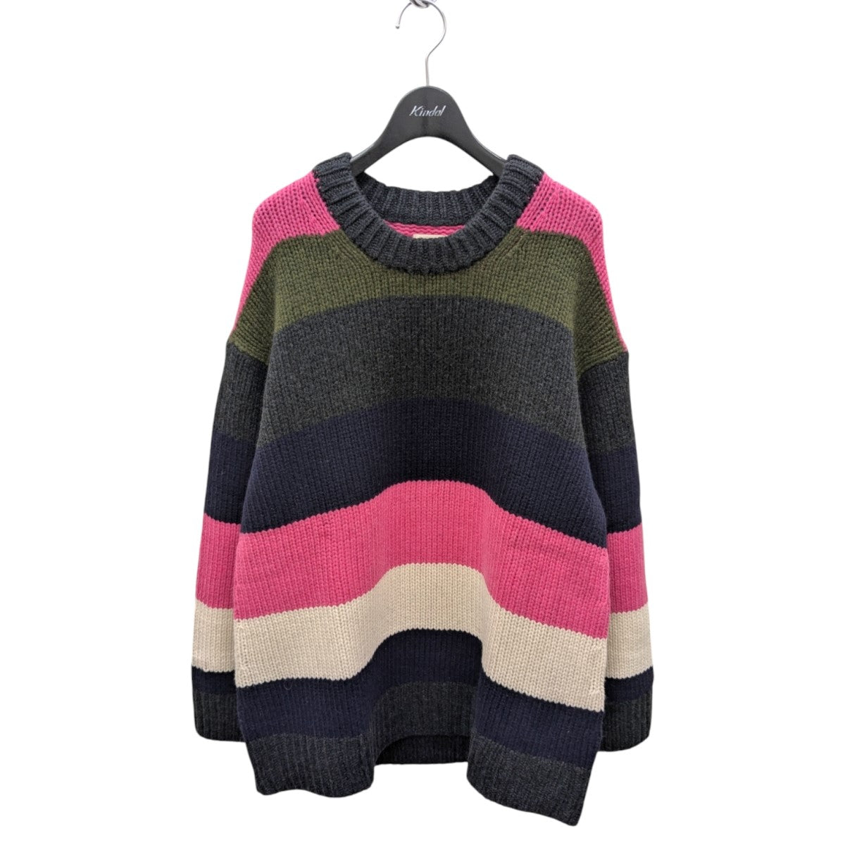 ケイト KHAITE Jade Striped Cashmere Sweater ニット マルチカラー サイズ：S KHAITE(ケイト) Jade Striped Cashmere Sweaterニット マルチ