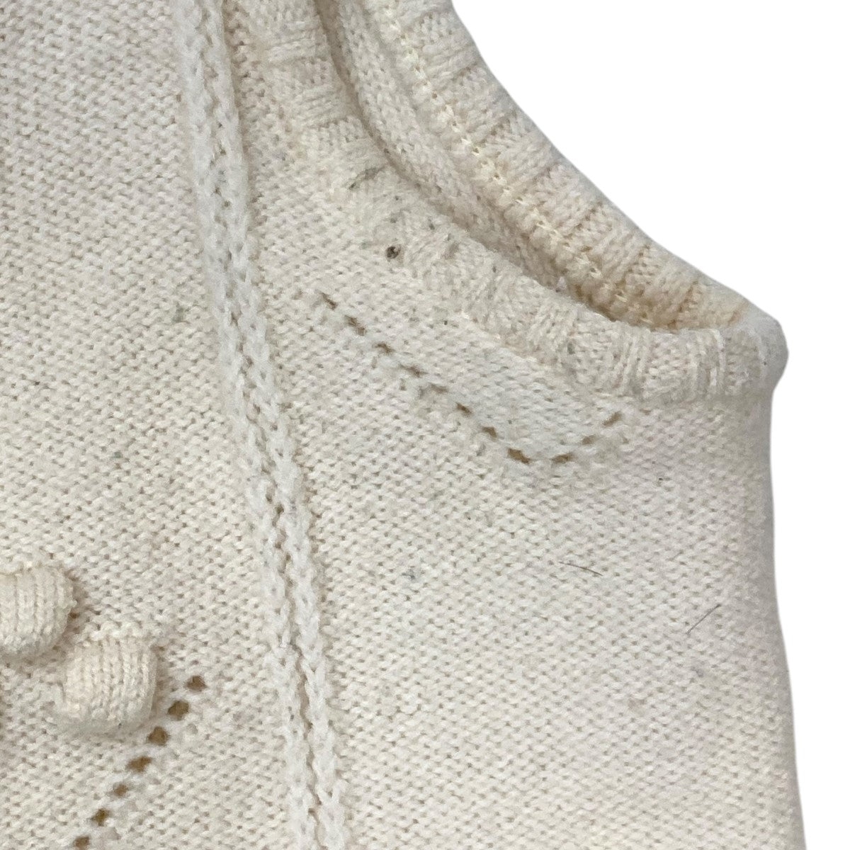 mame kurogouchi Bubble Pattern Sleeveless Knitted TopビスチェMM22PF-KN726 古着・中古-6枚目のアイテム画像
