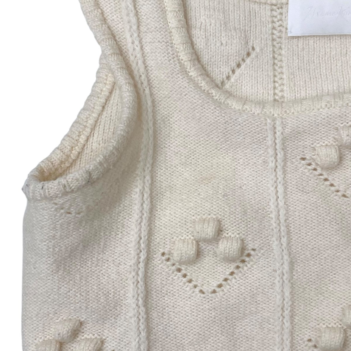 mame kurogouchi Bubble Pattern Sleeveless Knitted TopビスチェMM22PF-KN726 古着・中古-7枚目のアイテム画像