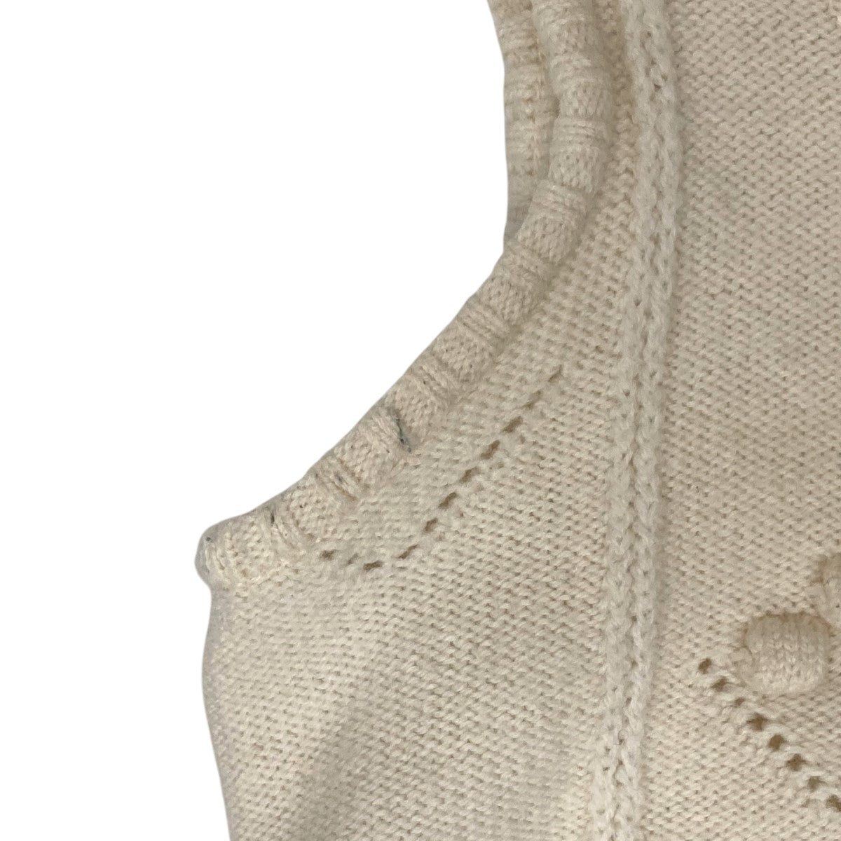 mame kurogouchi Bubble Pattern Sleeveless Knitted TopビスチェMM22PF-KN726 古着・中古-9枚目のアイテム画像