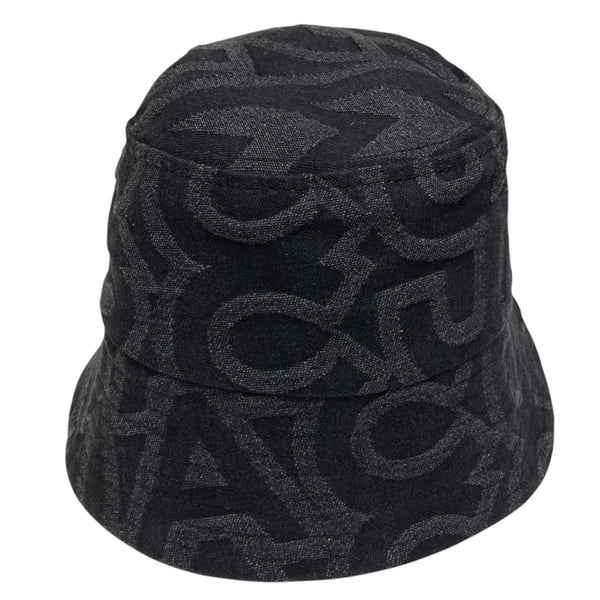 MARC JACOBS(マークジェイコブス) MONOGRAM BUCKET HATハット グレー