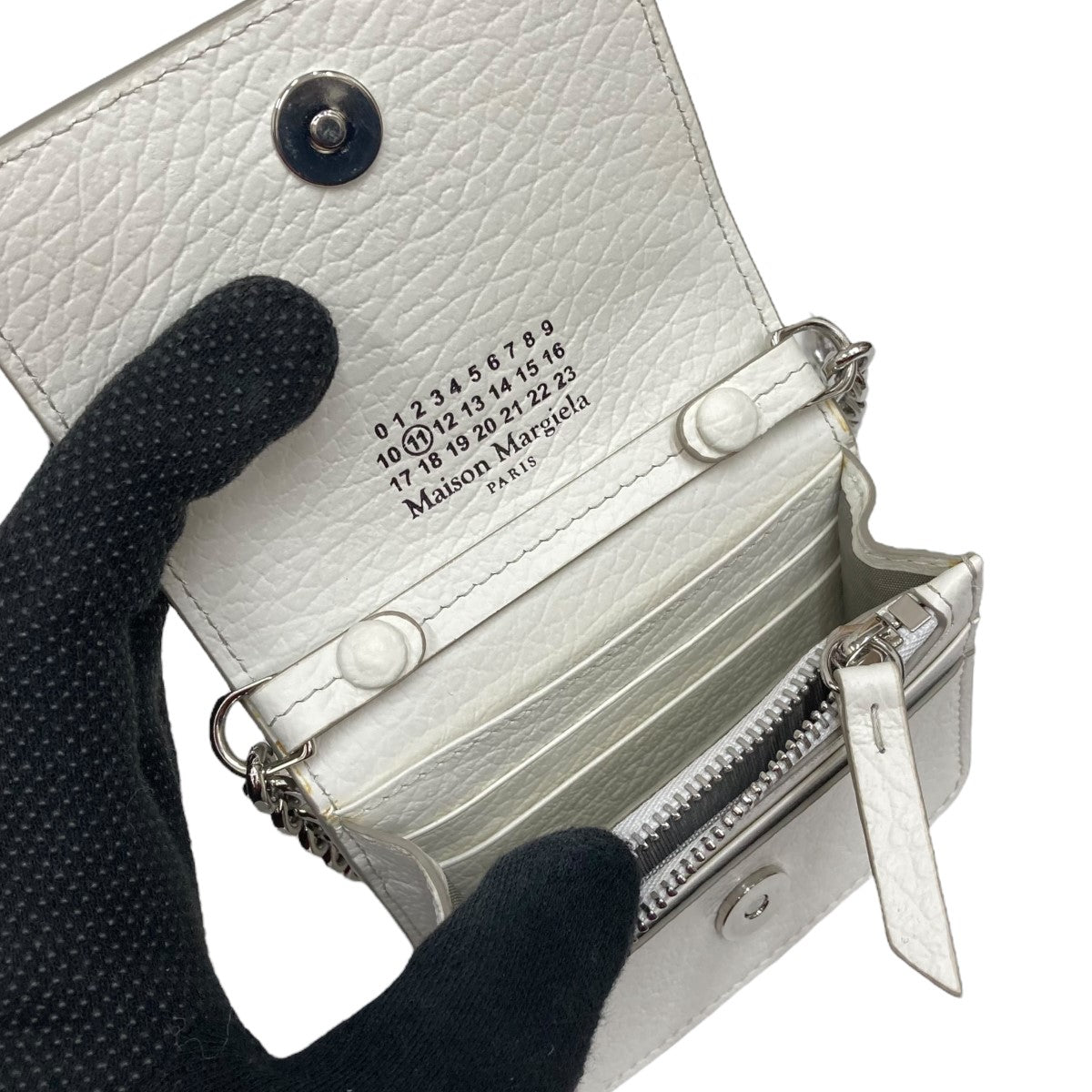 Maison Margiela スモールレザーチェーンウォレット Maison Margiela メゾン マルジェラ チェーンウォレット レザー