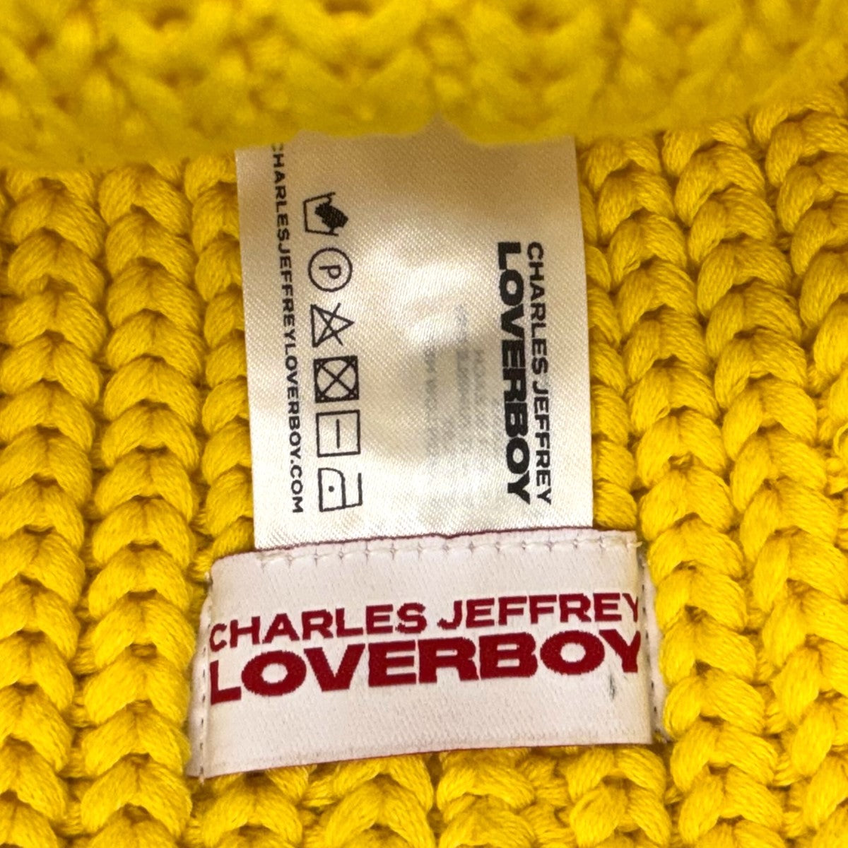 CHARLES JEFFREY LOVERBOY CHUNKY BEANIE RABBITニット帽